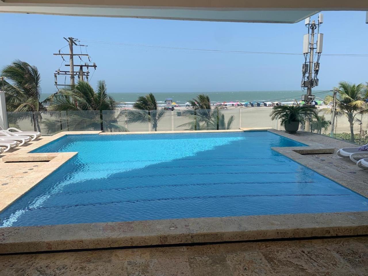 Cartagena Luxury Apartment, Sector Morros, Vista Y Salida Al Mar Edificio Sunshine מראה חיצוני תמונה