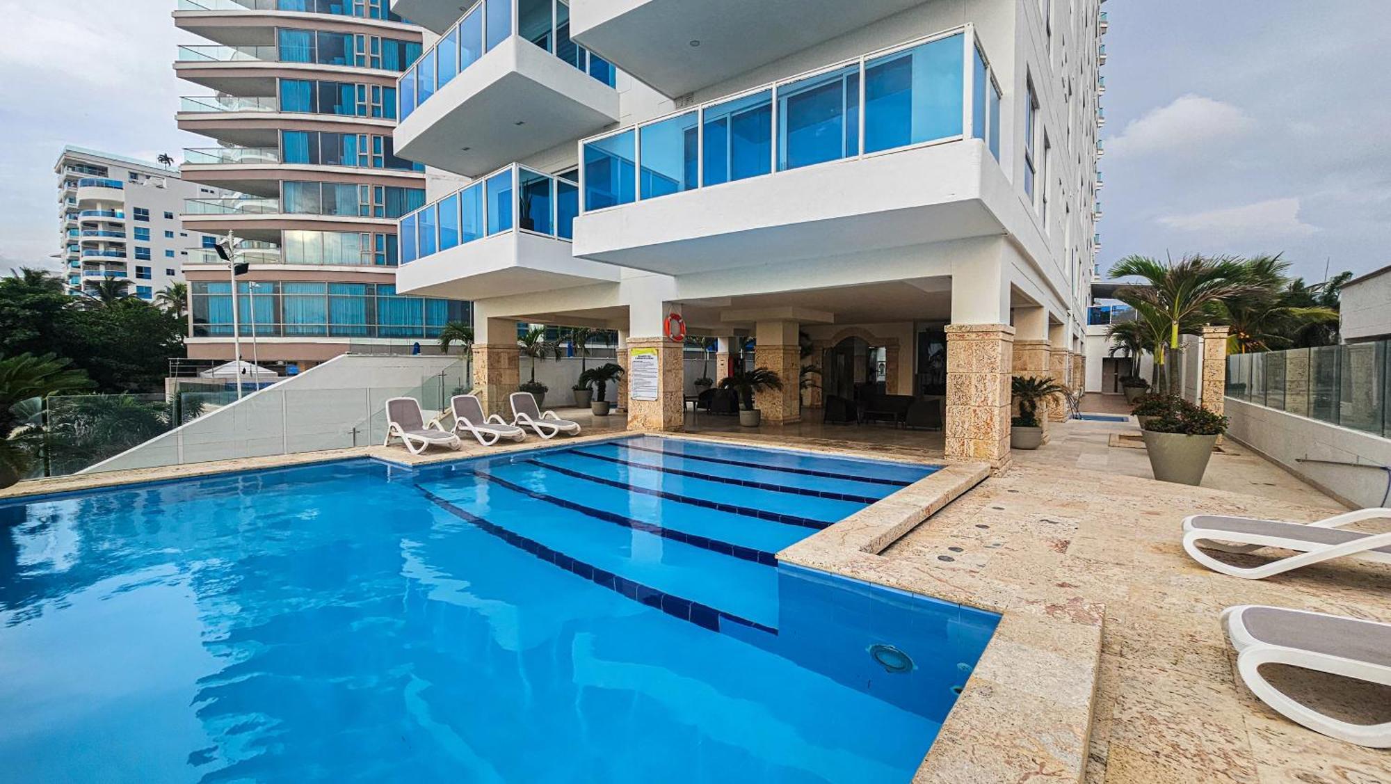 Cartagena Luxury Apartment, Sector Morros, Vista Y Salida Al Mar Edificio Sunshine מראה חיצוני תמונה