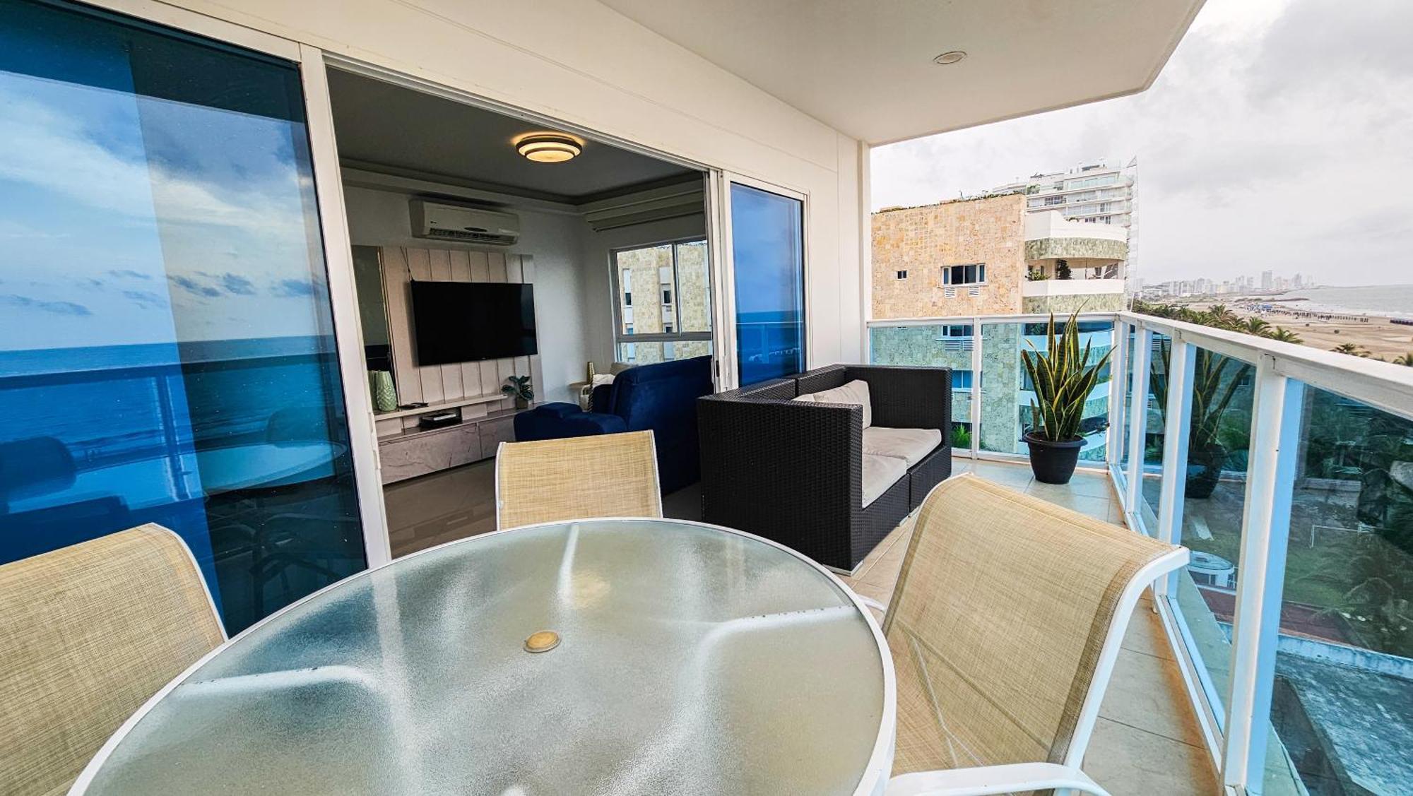 Cartagena Luxury Apartment, Sector Morros, Vista Y Salida Al Mar Edificio Sunshine מראה חיצוני תמונה